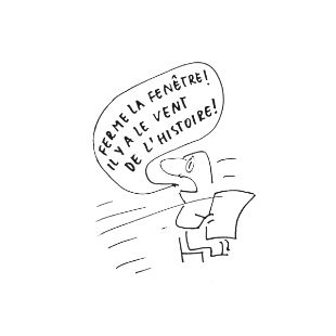 © Dessin de Sławomir Mrożek issu de son livre «Dessins» - Éditions Noir sur Blanc
